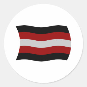 Satanism Flagga Klistermärke