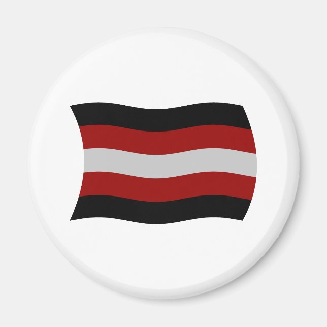 Satanism Flaggmagnet Magnet (Framsidan)
