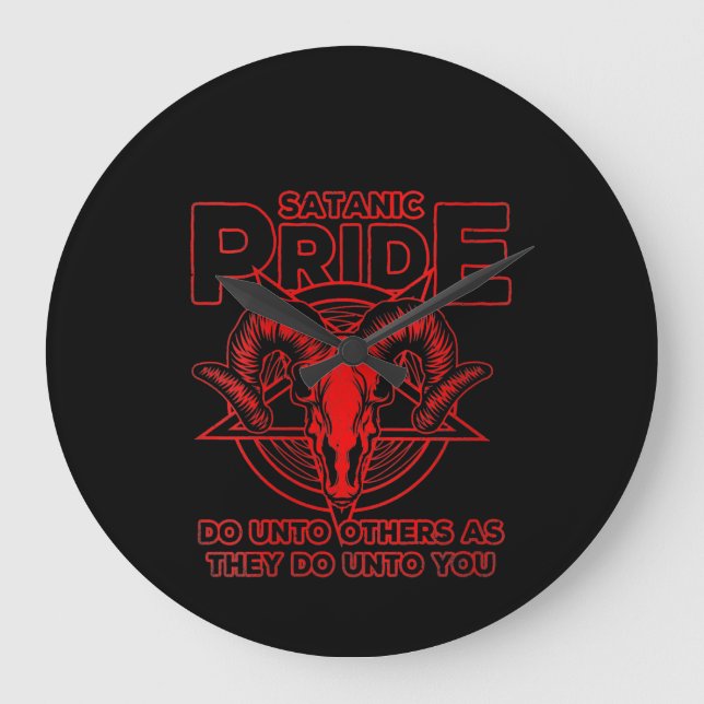 Satanism för det satellitbaserade Pridet Pagan Goa Stor Klocka (Framsida)