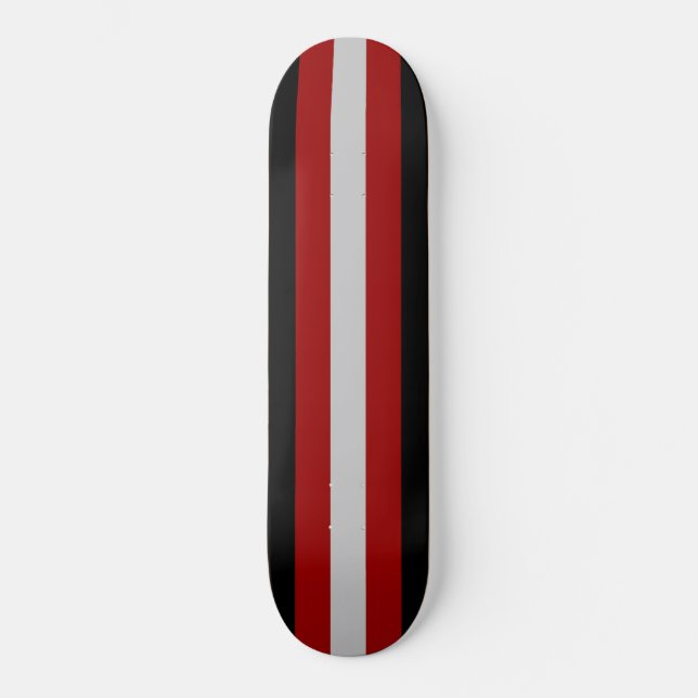 Satanismens flagga mini skateboard bräda 18,5 cm (Framsida)