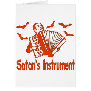 Satans instrumenterar hälsningskort