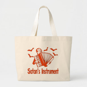 Satans instrumenterar jumbo tygkasse