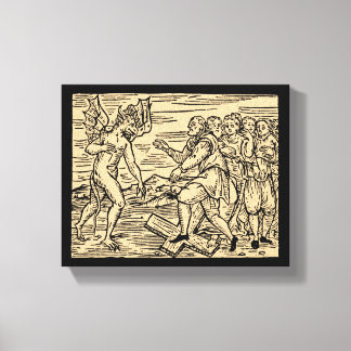 Satans vittnen avvisar kristendomen 8 x 10 canvastryck