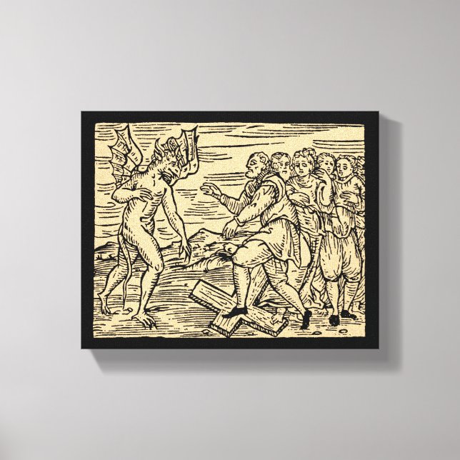 Satans vittnen avvisar kristendomen 8 x 10 canvastryck (Framsida)