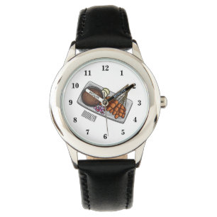 Satay tecknad illustration armbandsur