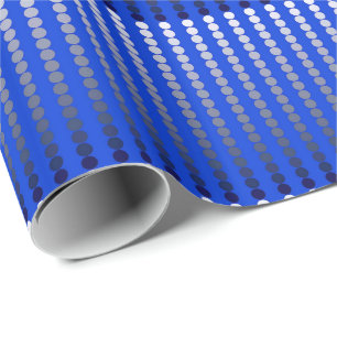 Satdukter - koboltblått och pewter presentpapper