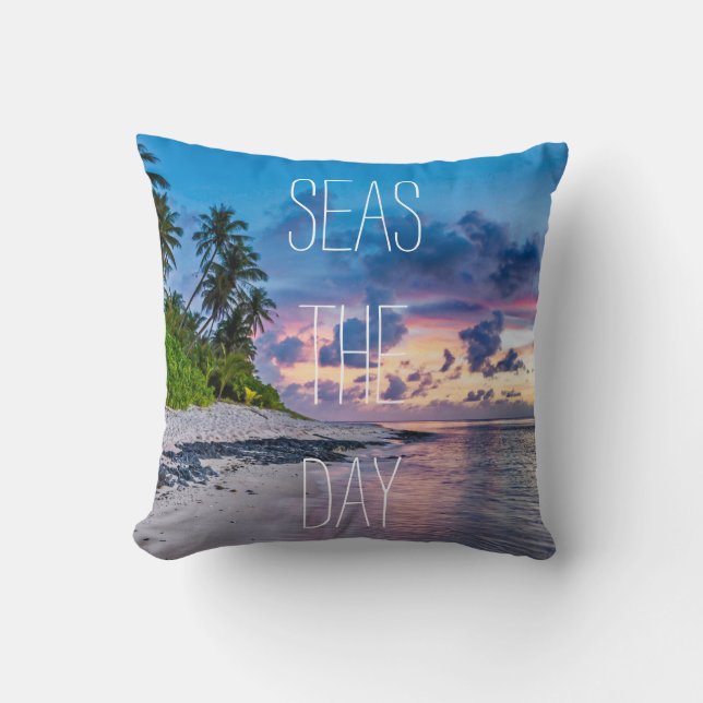 Säte Dagen Tropical Beach Kudde (Framsida)