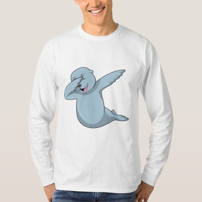 Säte i Hip hop Dance Dab T Shirt (Framsida)