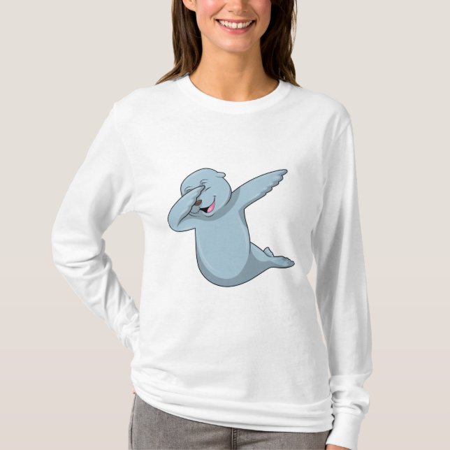 Säte i Hip hop Dance Dab T Shirt (Framsida)