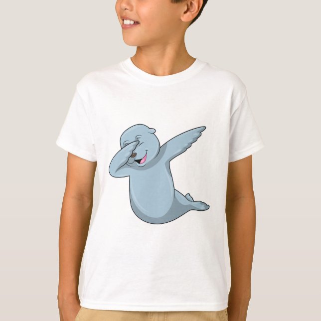 Säte i Hip hop Dance Dab T Shirt (Framsida)