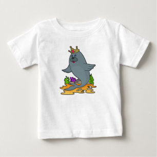 Säte som Kung med Krona T Shirt