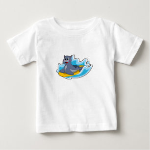 Säte som Surfer med ytskikt T Shirt