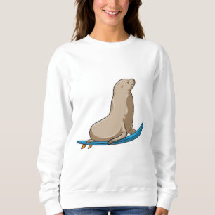 Säte som Surfer med ytskikt T Shirt