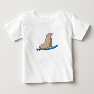 Säte som Surfer med ytskikt T Shirt
