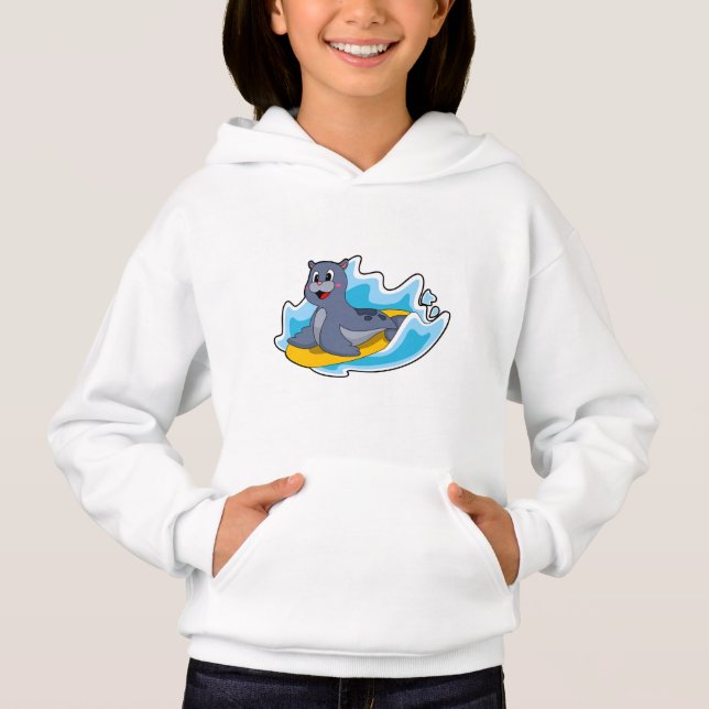 Säte som Surfer med ytskikt T Shirt (Framsida)