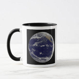 Satellit- avbilda av jord 2 mugg