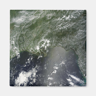 Satellit- beskåda av bukten av Mexico 2 Magnet