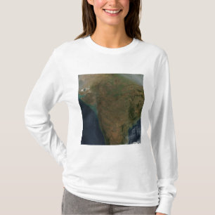 Satellit- beskåda av centralen Indien T-shirt