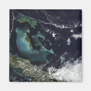 Satellit- beskåda av de Bahama öarna Magnet