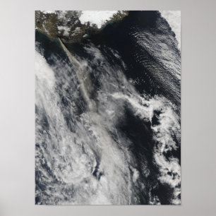 Satellit- beskåda av en aska putsar 2 poster