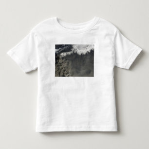 Satellit- beskåda av en aska putsar 4 t-shirt