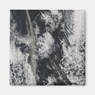 Satellit- beskåda av en aska putsar magnet