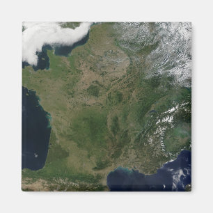 Satellit- beskåda av frankriken magnet