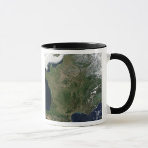 Satellit- beskåda av frankriken mugg