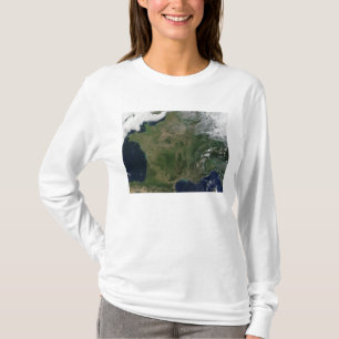 Satellit- beskåda av frankriken t-shirt