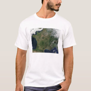 Satellit- beskåda av frankriken t shirt