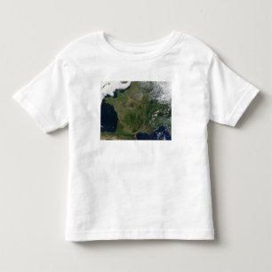 Satellit- beskåda av frankriken tee