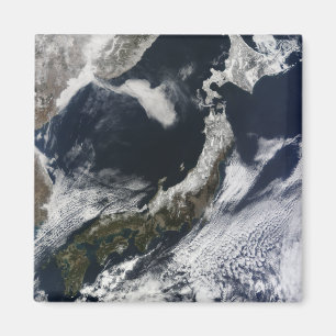 Satellit- beskåda av Japan Magnet