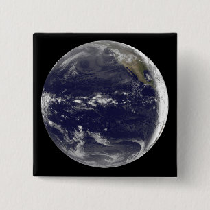 Satellit- beskåda av jord knapp
