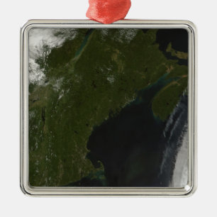 Satellit- beskåda av New England Julgransprydnad Metall