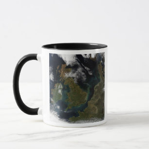 Satellit- beskåda av Northern Europe Mugg
