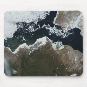Satellit- beskåda av Northwest Kanada Musmatta