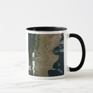 Satellit- beskåda av Patagoniaregionen Mugg