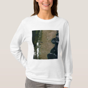 Satellit- beskåda av Patagoniaregionen T-shirt