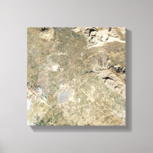 Satellit- beskåda av Persepolis Canvastryck
