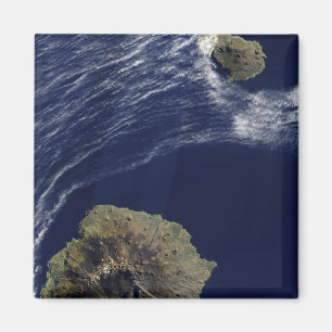 Satellit- beskåda av princen Edward Ö Magnet