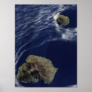 Satellit- beskåda av princen Edward Ö Poster