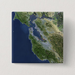 Satellit- beskåda av San Francisco, Kalifornien Knapp