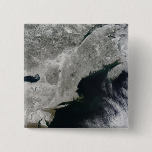 Satellit- beskåda av snö knapp