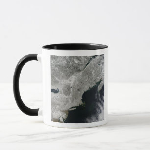 Satellit- beskåda av snö mugg