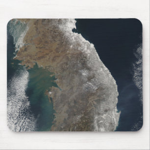Satellit- beskåda av snowfall musmatta