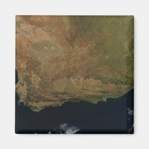 Satellit- beskåda av Sydafrika Magnet