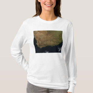 Satellit- beskåda av Sydafrika T-shirt