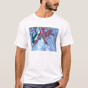Satellit- falsk färg t-shirt