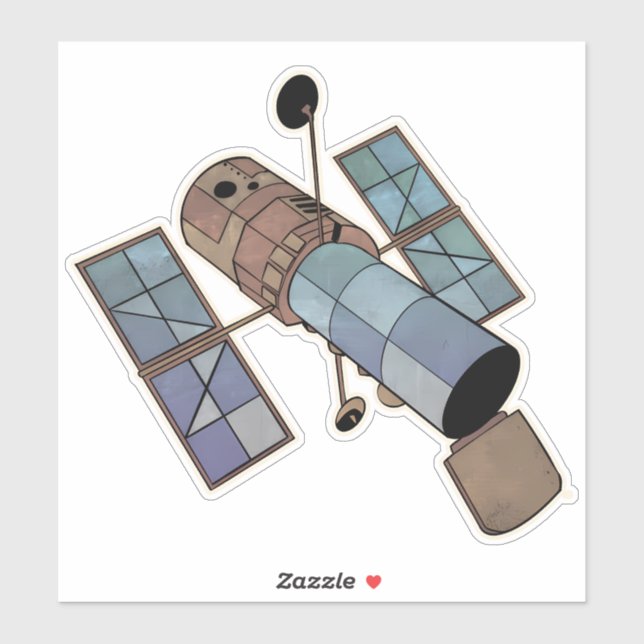 Satellit Klistermärken (Ark)