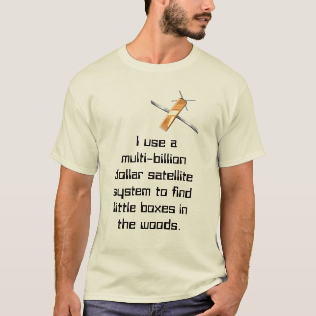 satellit- Mång--miljard dollar Tee Shirt (Framsida)